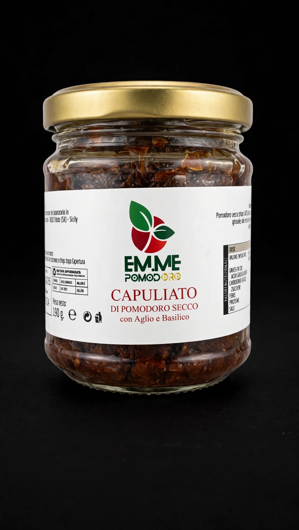 CAPULIATO AGLIO E BASILICO 190g