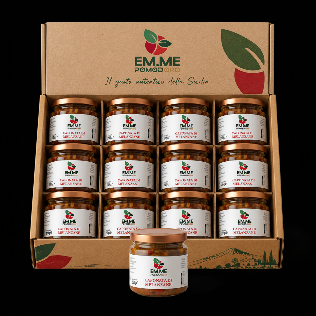 Box Caponata - sfondo nero